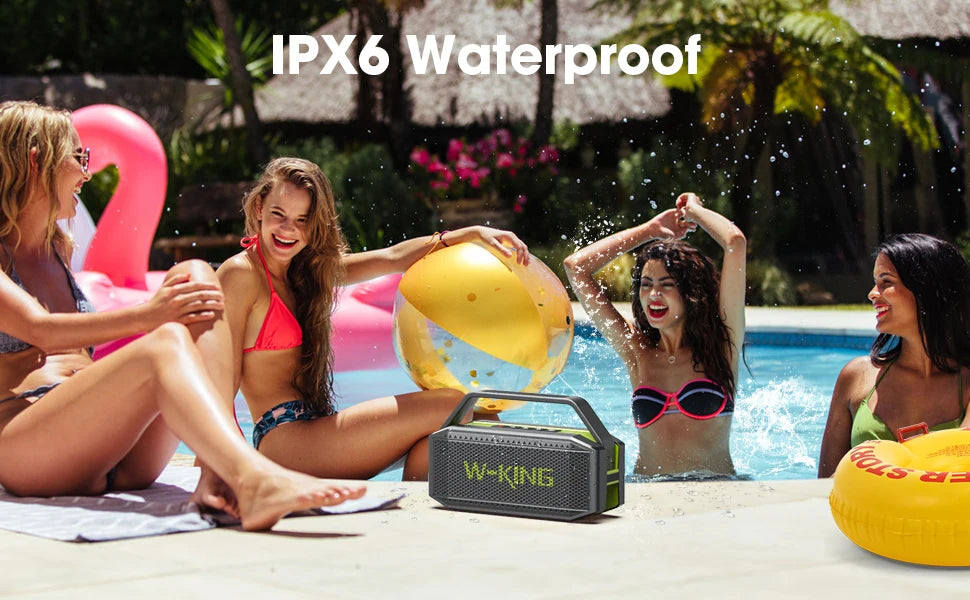 W-KING D9-1 Premium Portable Bluetooth Speaker System 100W