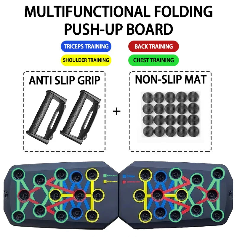 Precision Push-Up Board System – Multi-Angle Strength Training