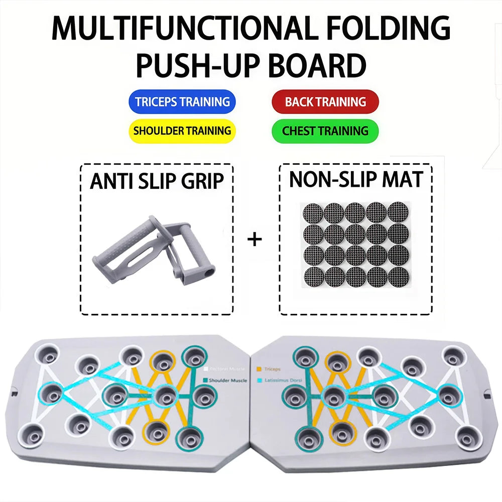 Precision Push-Up Board System – Multi-Angle Strength Training