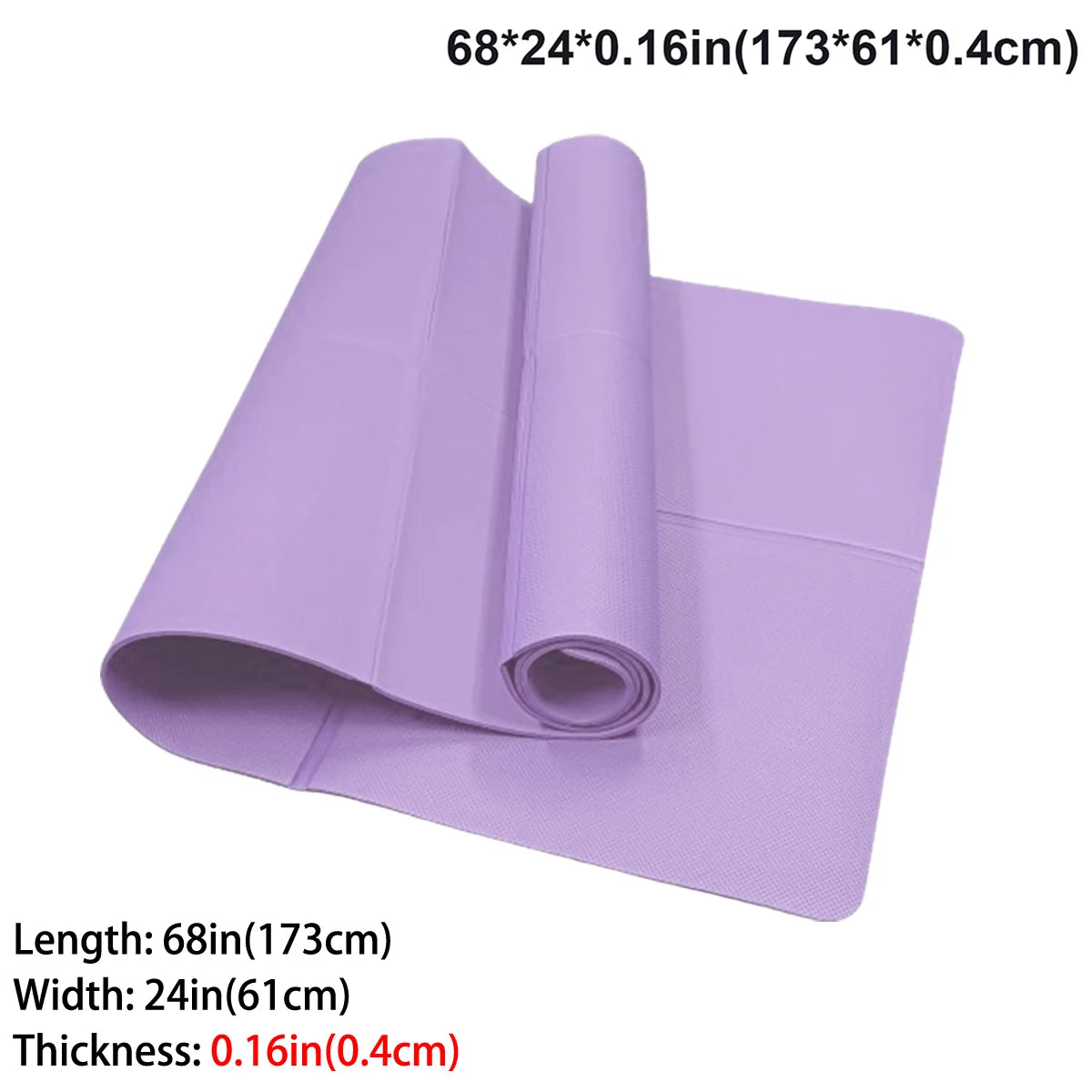 Foldable EVA Travel Yoga Mat