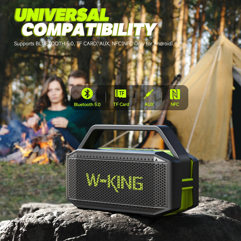 W-KING D9-1 Premium Portable Bluetooth Speaker System 100W