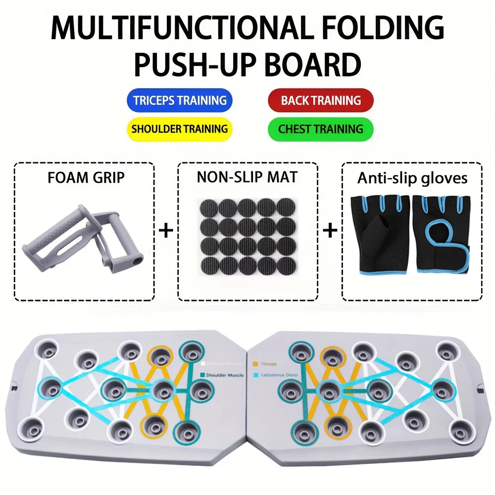 Precision Push-Up Board System – Multi-Angle Strength Training