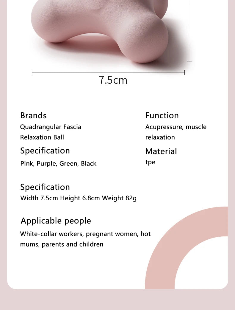 Four-Corner Fascia Massage Ball