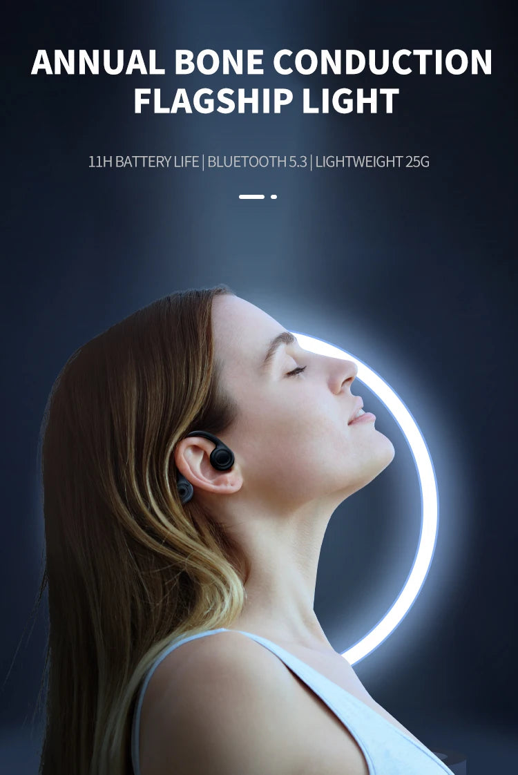 Open-Ear Bone Conduction Sports Headphones