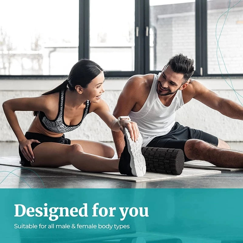 Grooved EPP Foam Roller for Yoga & Recovery