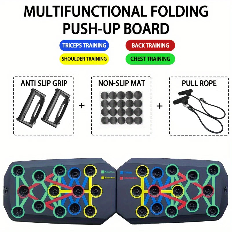 Precision Push-Up Board System – Multi-Angle Strength Training