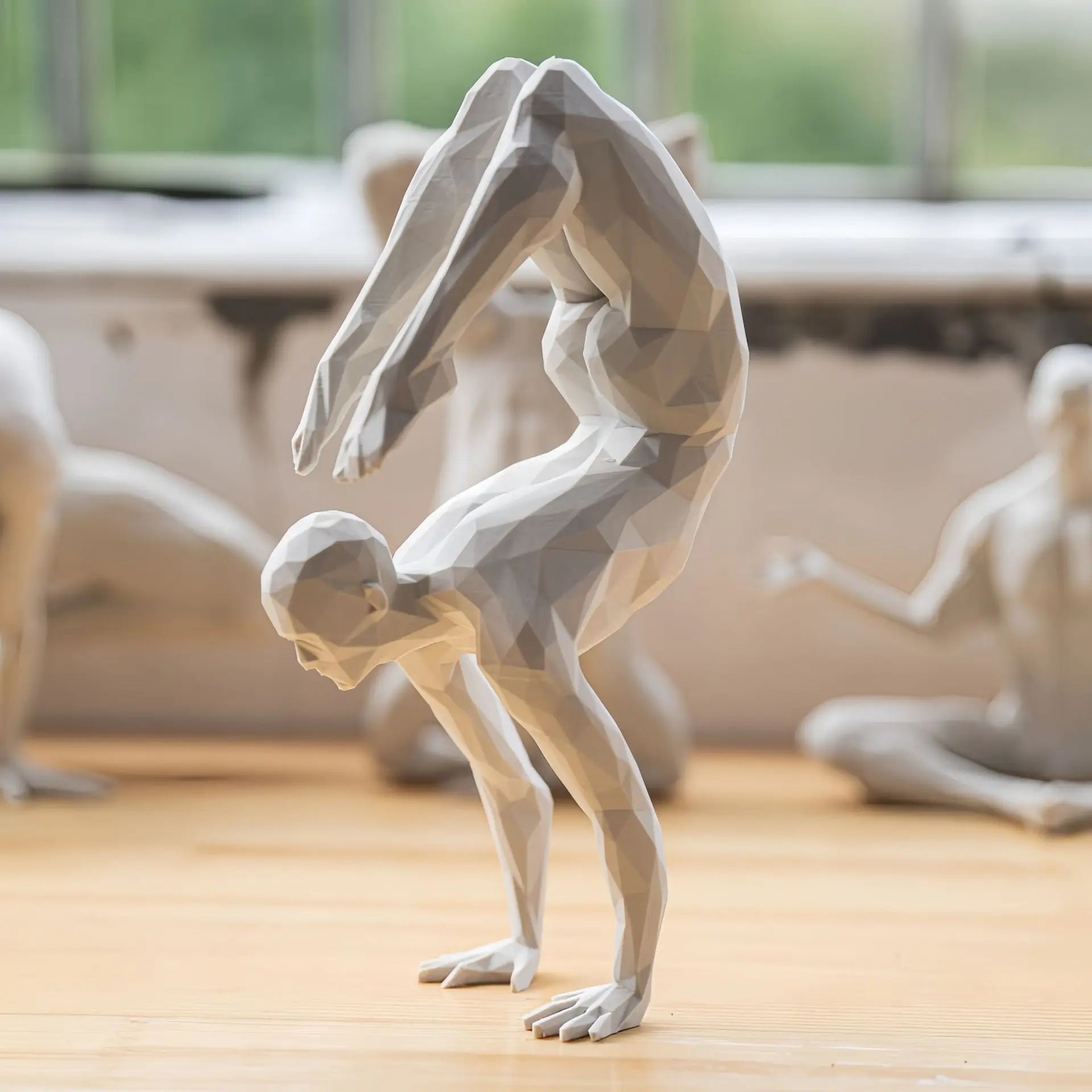 Minimalist Yoga Figurine — 3D-Printed Contemplative Accent