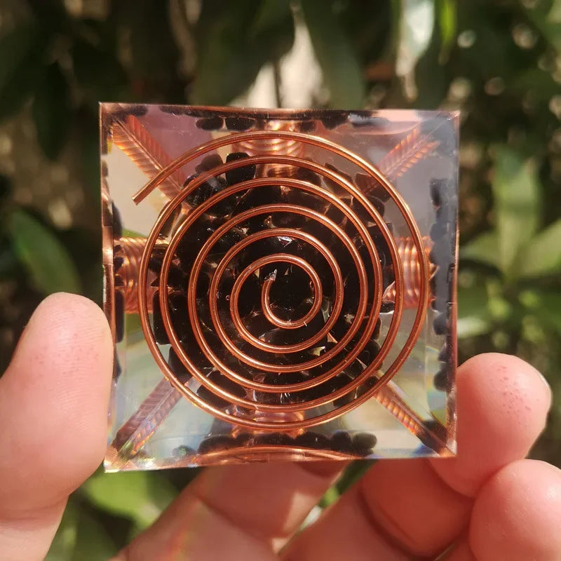 Crystal Pyramid for Meditation & Mindful Décor