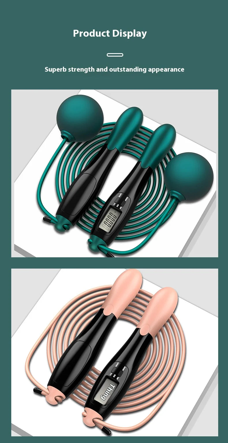 Smart Counting Jump Rope – Digital Fitness Companion