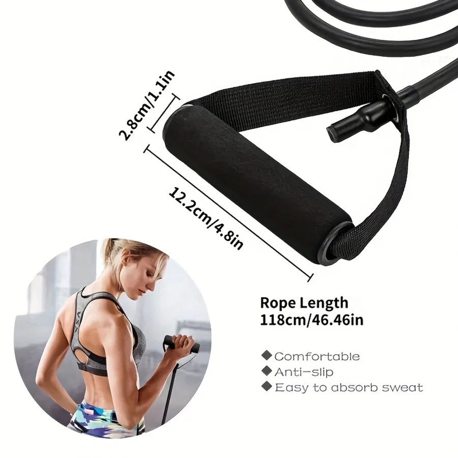 Four-Level Resistance Bands with Handles