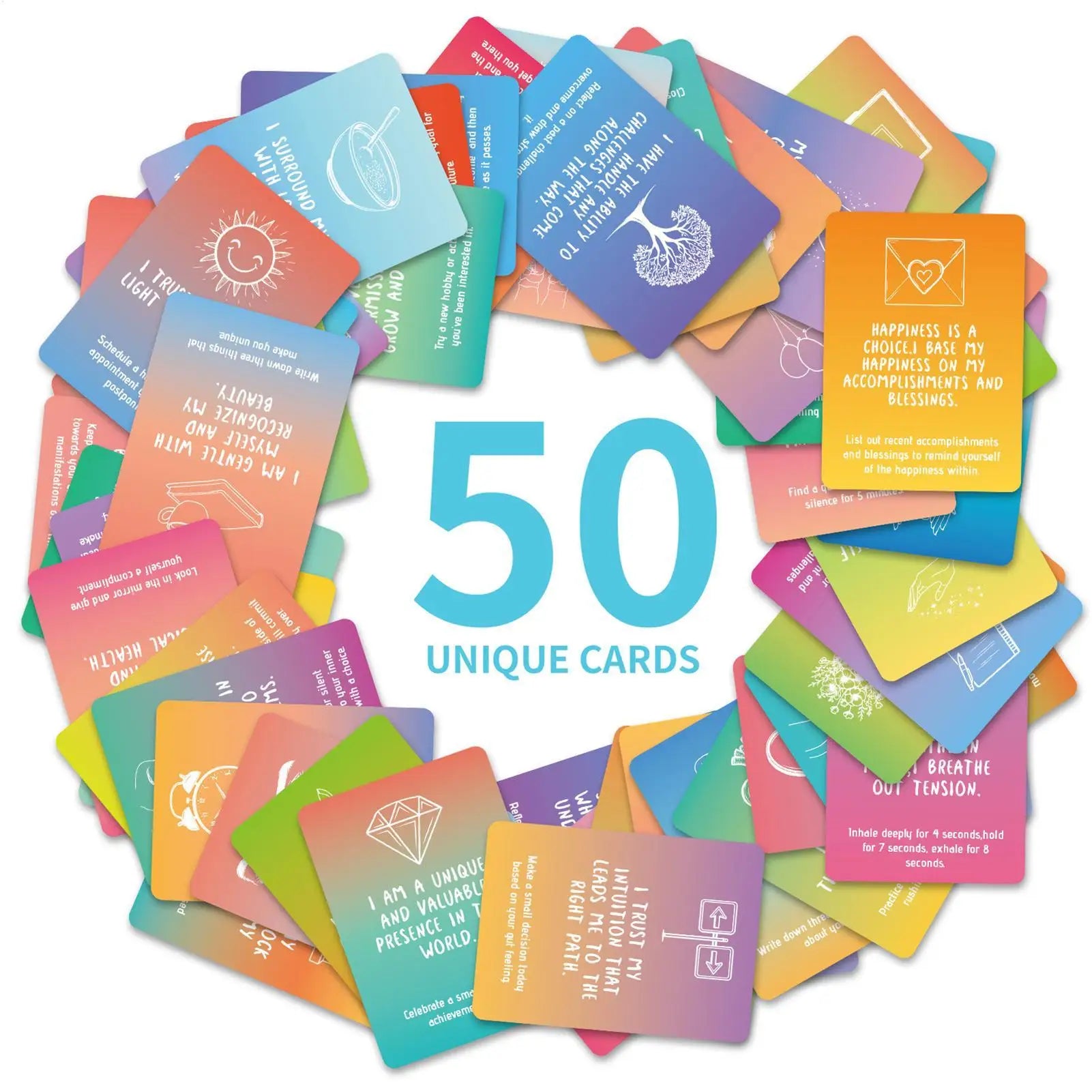 Fifty Mindful Affirmation Cards
