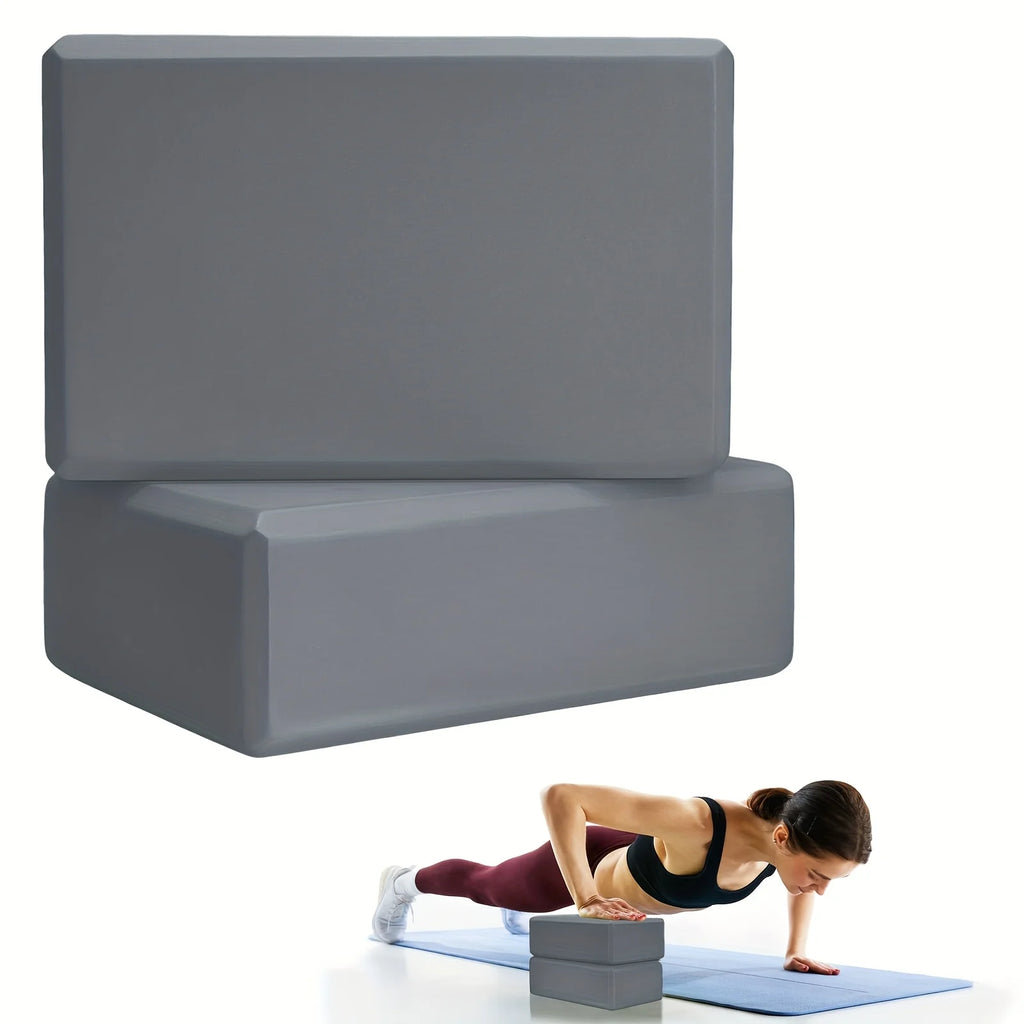 High-Density Foam Yoga Blocks – Set of Two