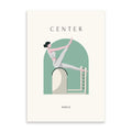 Minimalist Yoga Asana Line Art Canvas Print