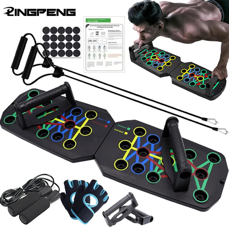 Precision Push-Up Board System – Multi-Angle Strength Training