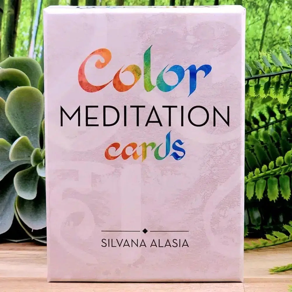 Monochrome Watercolour Meditation Cards – Set of 36