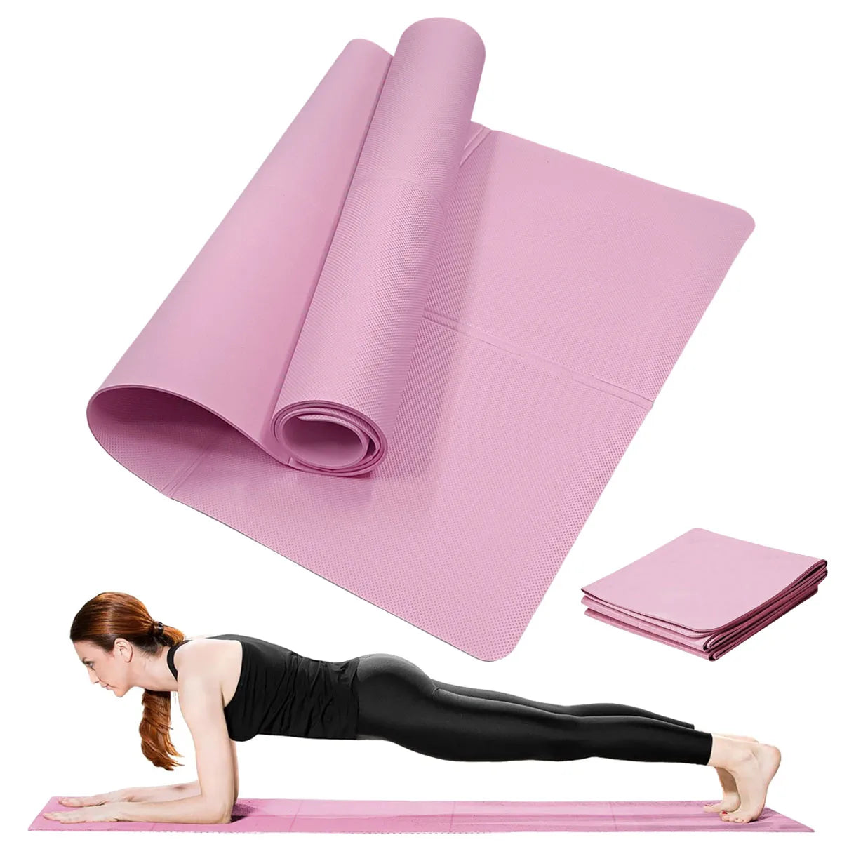 Essential 4mm Anti-Slip Yoga & Pilates Mat