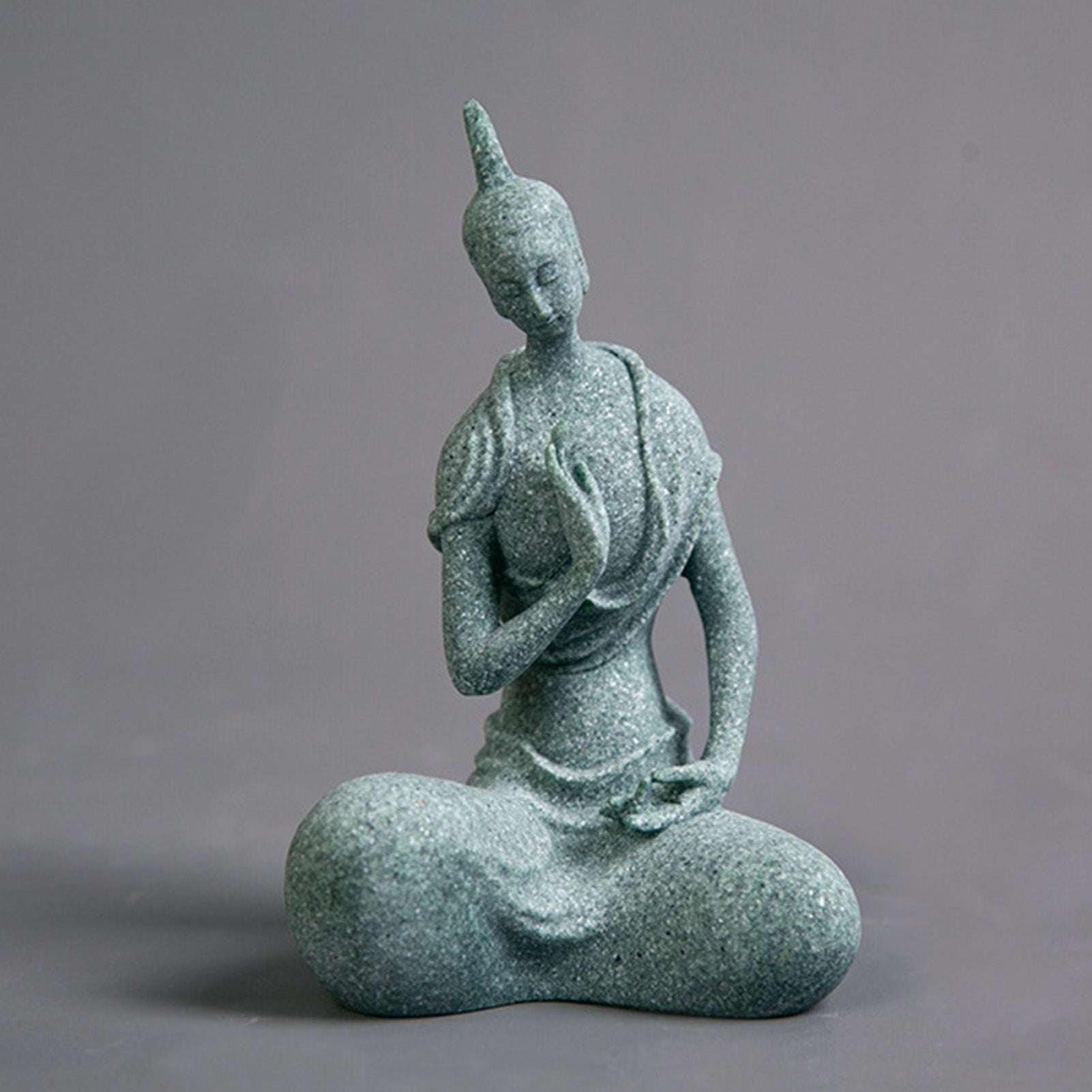 Natural Stone Meditating Buddha Sculpture