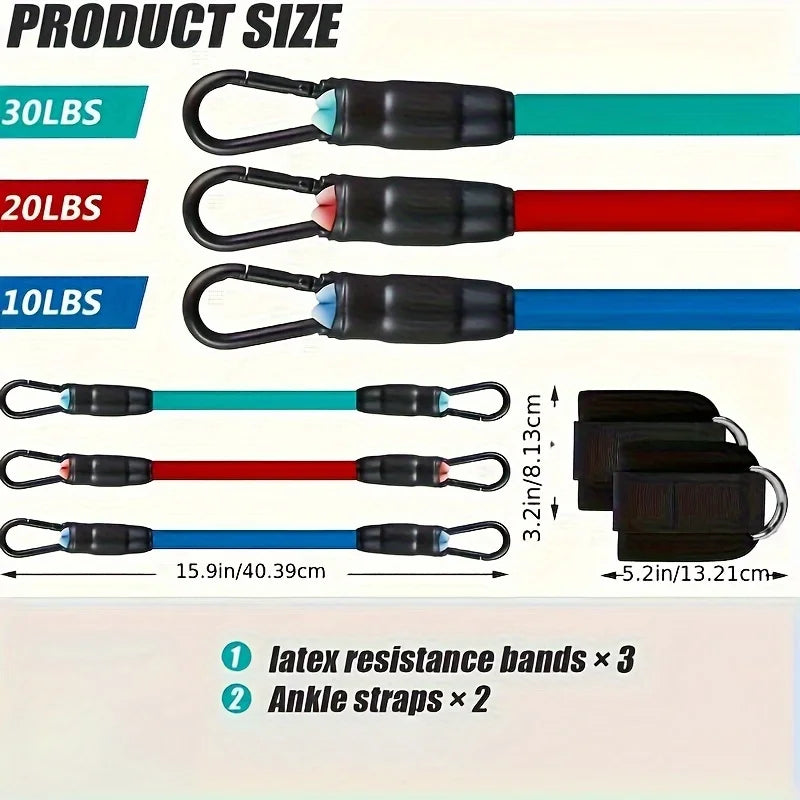 Ankle Resistance Straps Set