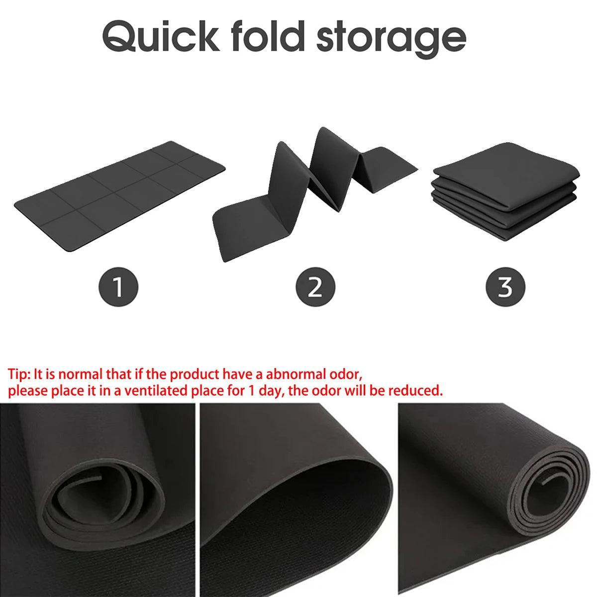 Foldable EVA Travel Yoga Mat
