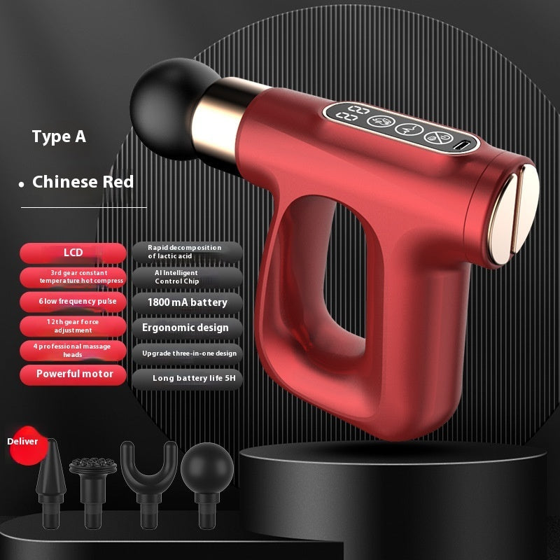 Relieve Deep Muscle Tension Fast with This Heated Mini Massage Gun