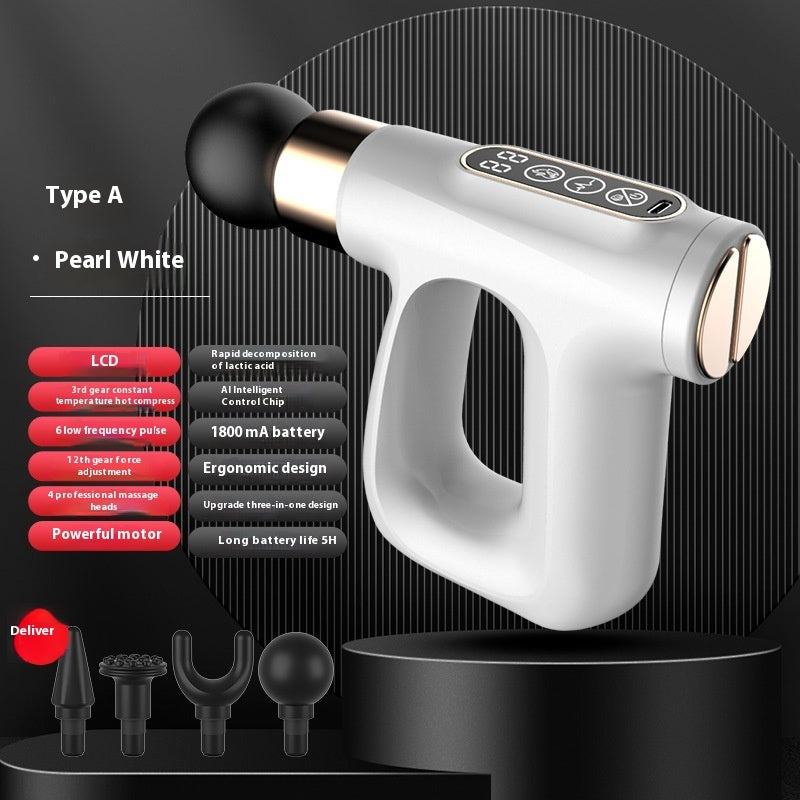 Relieve Deep Muscle Tension Fast with This Heated Mini Massage Gun
