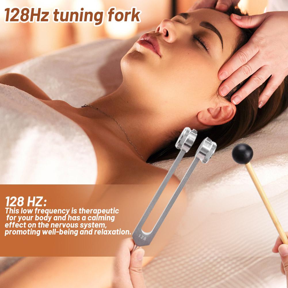 Relax Deeper Naturally with This 128Hz Healing Tuning Fork Set