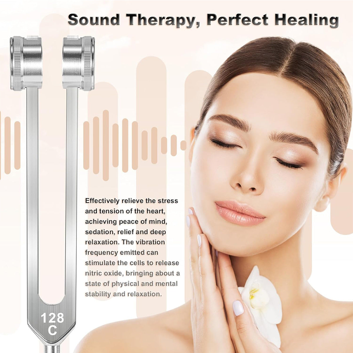 Relax Deeper Naturally with This 128Hz Healing Tuning Fork Set