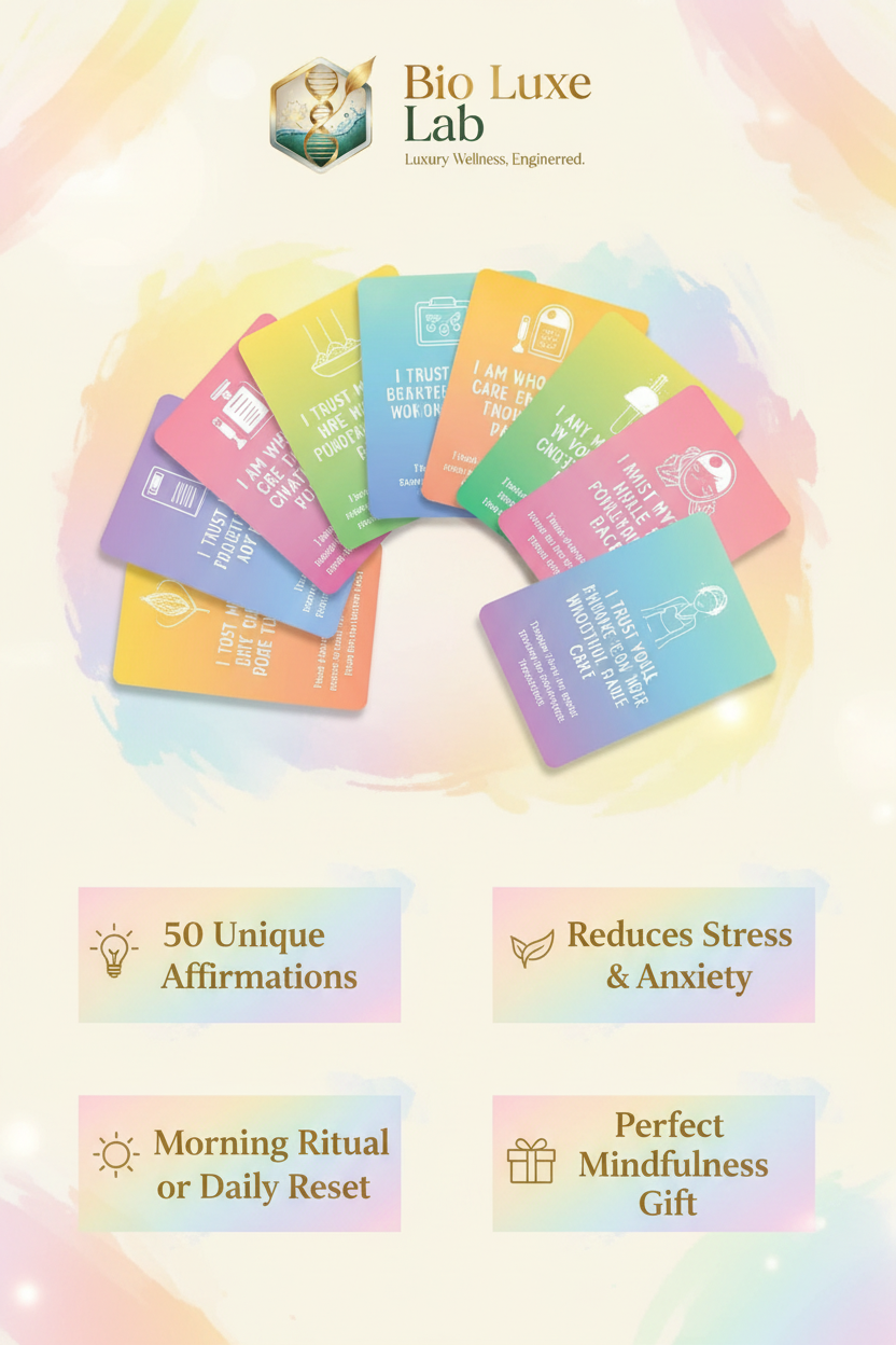 Fifty Mindful Affirmation Cards Pinterest Infographic